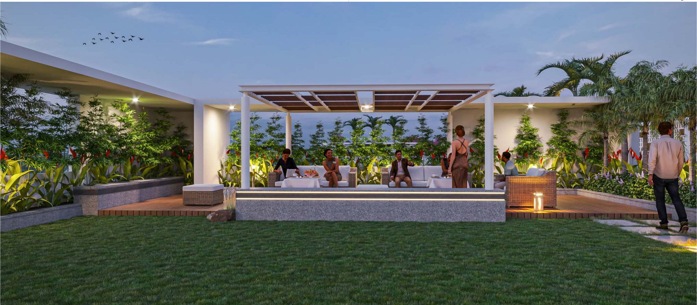 Royal Pavilion, amenities (artist's impression)