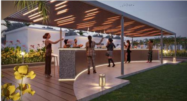 Royal Pavilion, amenities (artist's impression)