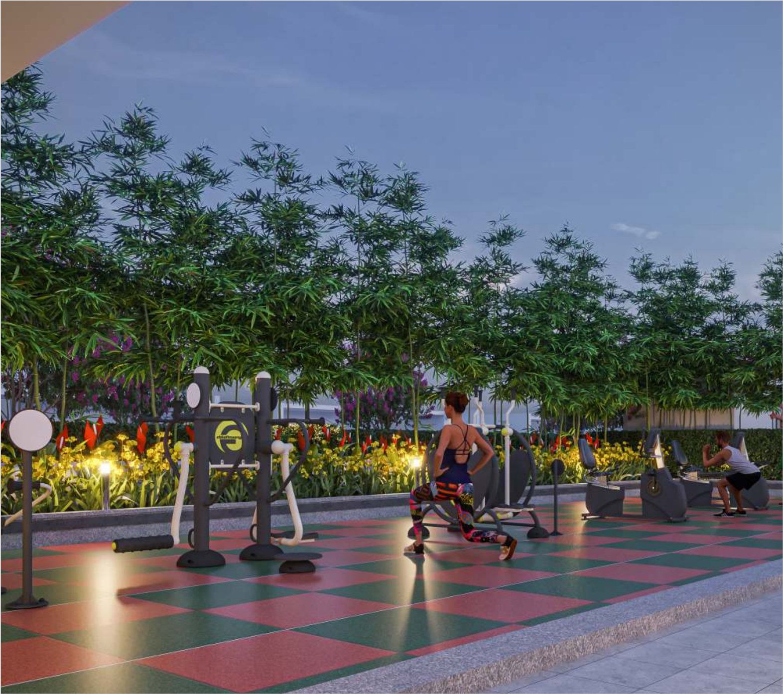 Royal Pavilion, amenities (artist's impression)