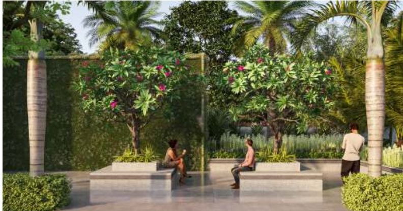 Royal Pavilion, amenities (artist's impression)