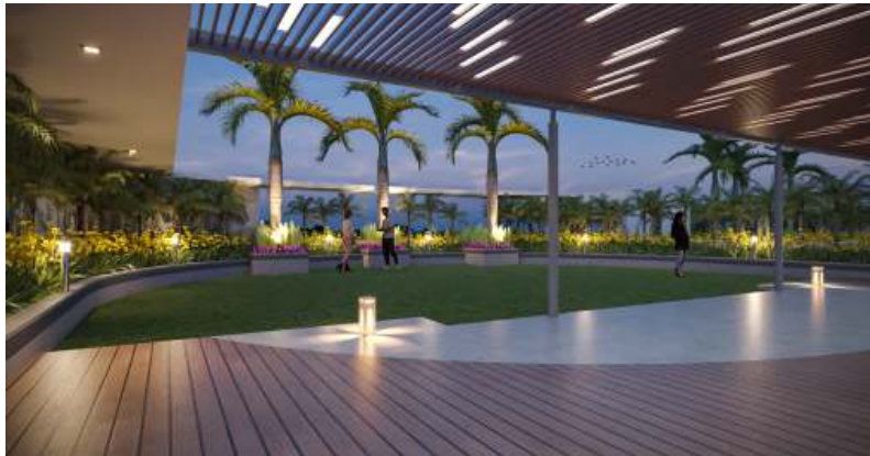 Royal Pavilion, amenities (artist's impression)