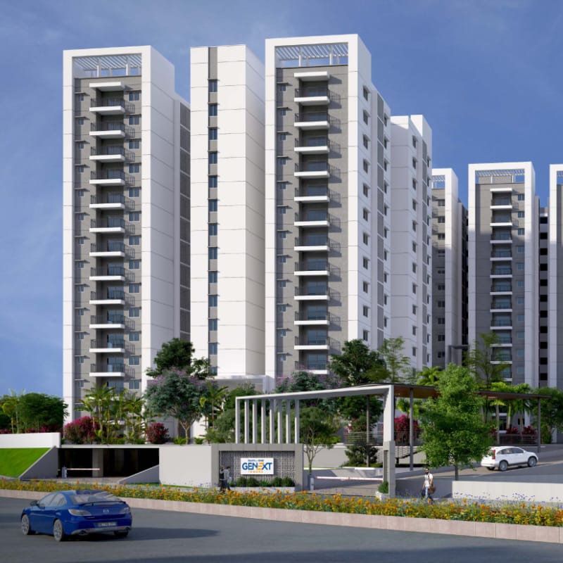 Ramky One Genext Towers, exterior (artist's impression)