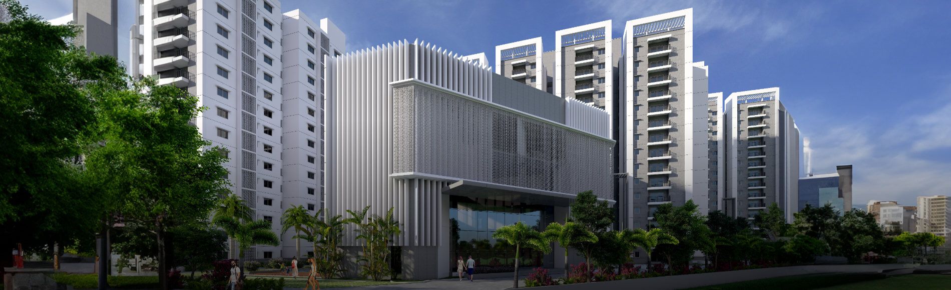 Ramky One Genext Towers, exterior (artist's impression)