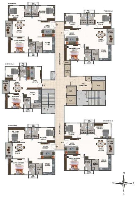 Ramky One Genext Towers, master plan