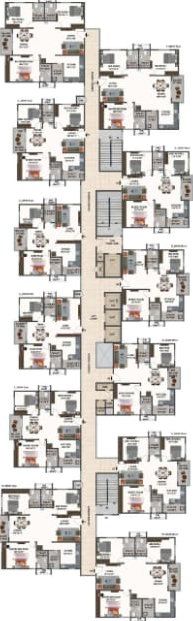 Ramky One Genext Towers, master plan