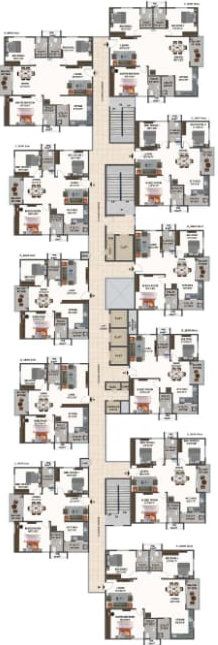 Ramky One Genext Towers, master plan