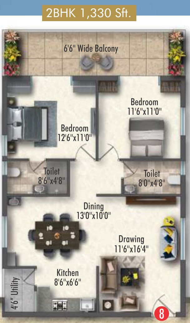 Royal Pavilion, floor plan