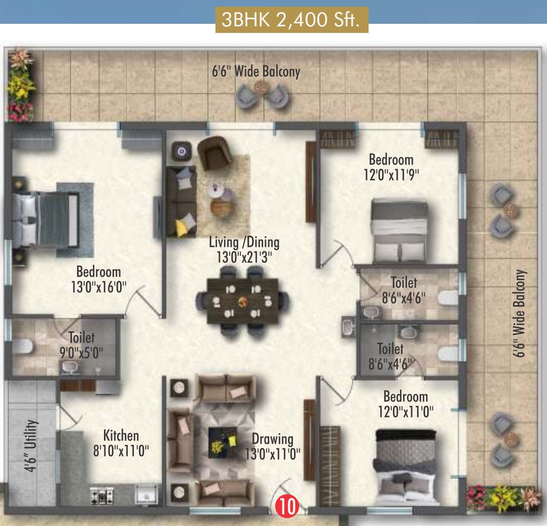 Royal Pavilion, floor plan